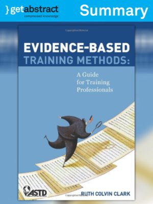 cover image of Evidence-Based Training Methods (Summary)